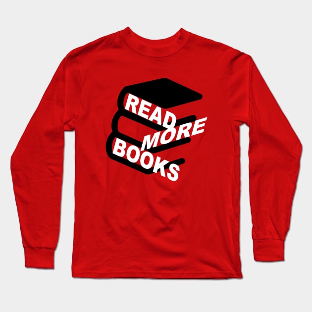 Read More Books Long Sleeve T-Shirt by Electrovista